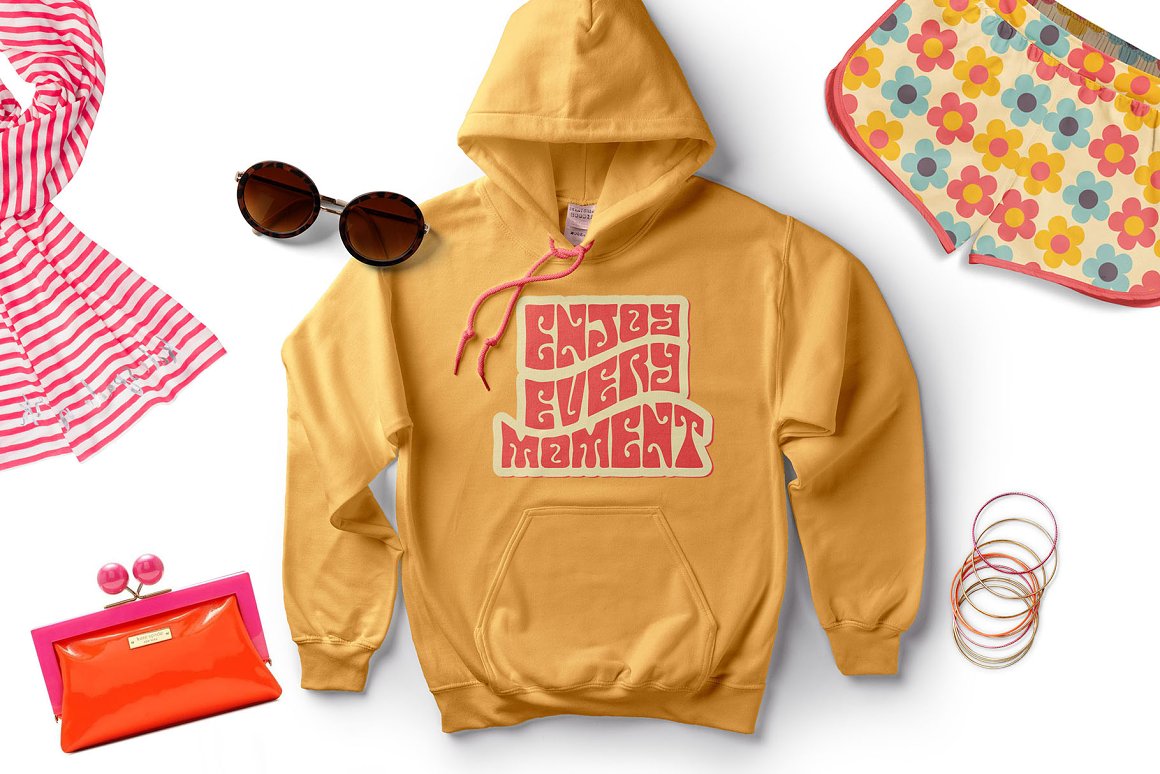 70年代超现实剪纸手工拼贴艺术包迷人的美式复古无缝图案 1970s Collage Art Pack 图片素材 sucaiwan.com