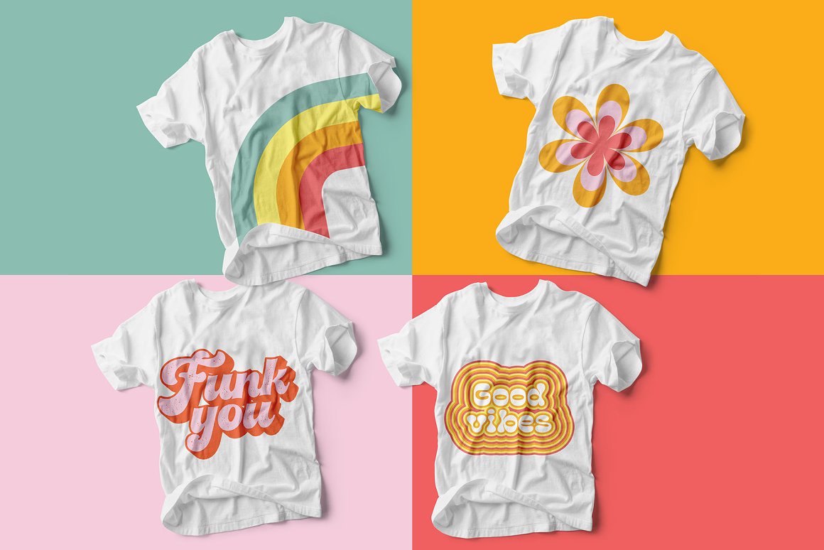 70年代超现实剪纸手工拼贴艺术包迷人的美式复古无缝图案 1970s Collage Art Pack 图片素材 sucaiwan.com