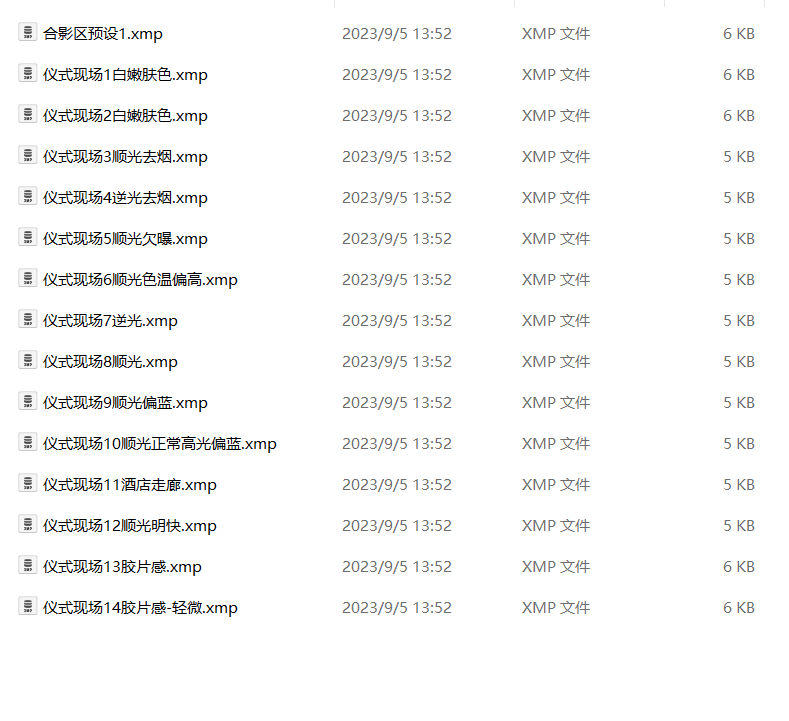 抖音小红书网红摄影师【苜光】正版预设130+款 苜光电影质感婚礼跟拍调色 电脑版ps/lr预设配置文件滤镜附教程 插件预设 sucaiwan.com
