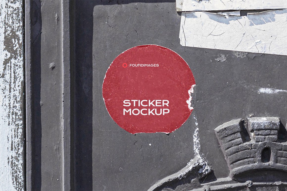 47个高分辨率逼真街头划痕污垢做旧质感小广告寻人启事小海报贴纸PSD样机模板 47_sticker_mockup_bundle_vol_2 样机素材 sucaiwan.com