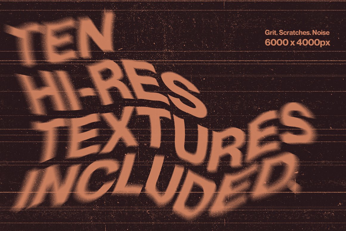 90年代新潮酸性置换颗粒感噪声扭曲混乱PSD文本效果 Warped Photoshop Text Effects 样机素材 sucaiwan.com