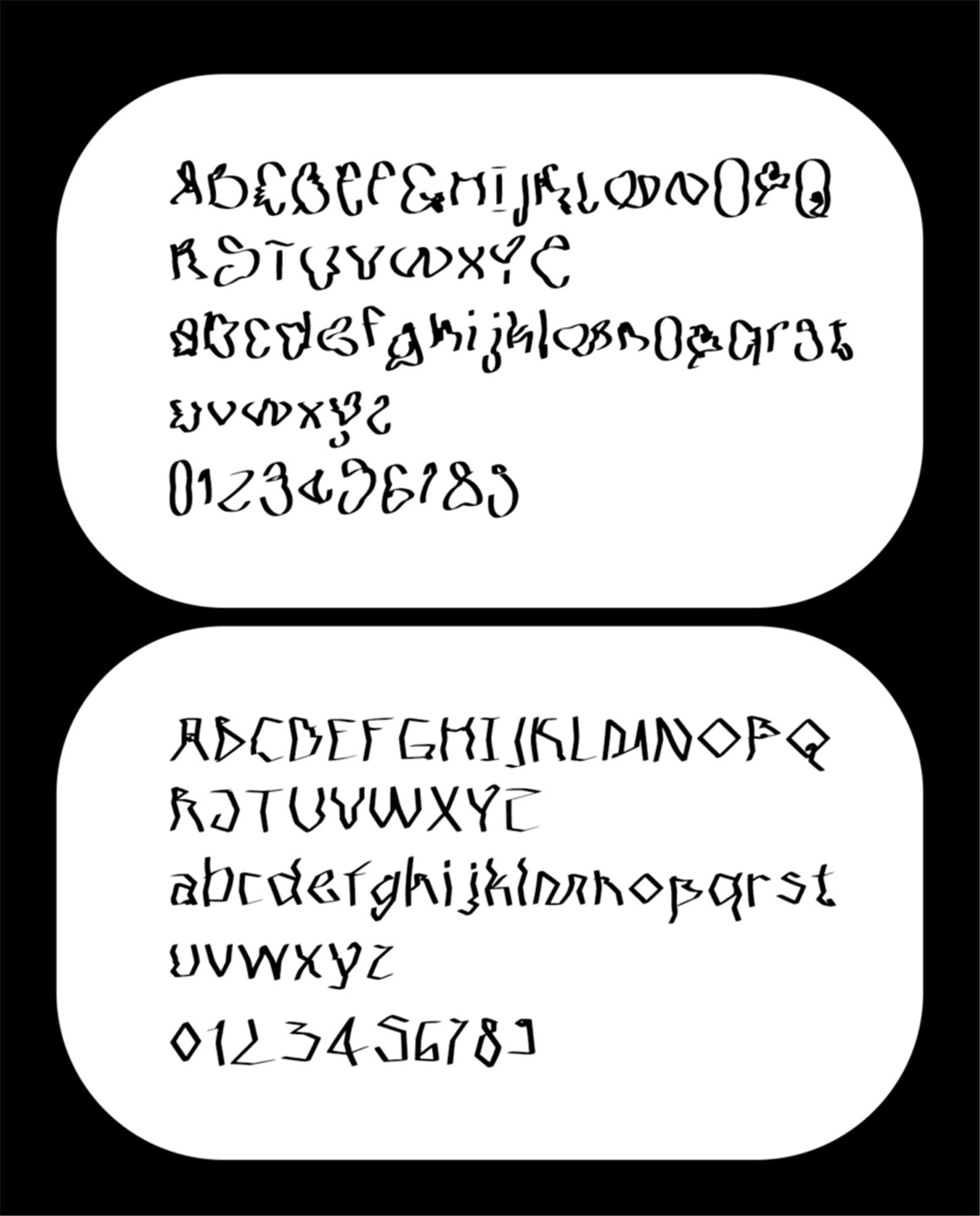 Dirtybarn 未来科幻立体金属尖锐异形酸性设计风格英文字体 Font: Disleks . sucaiwan.com