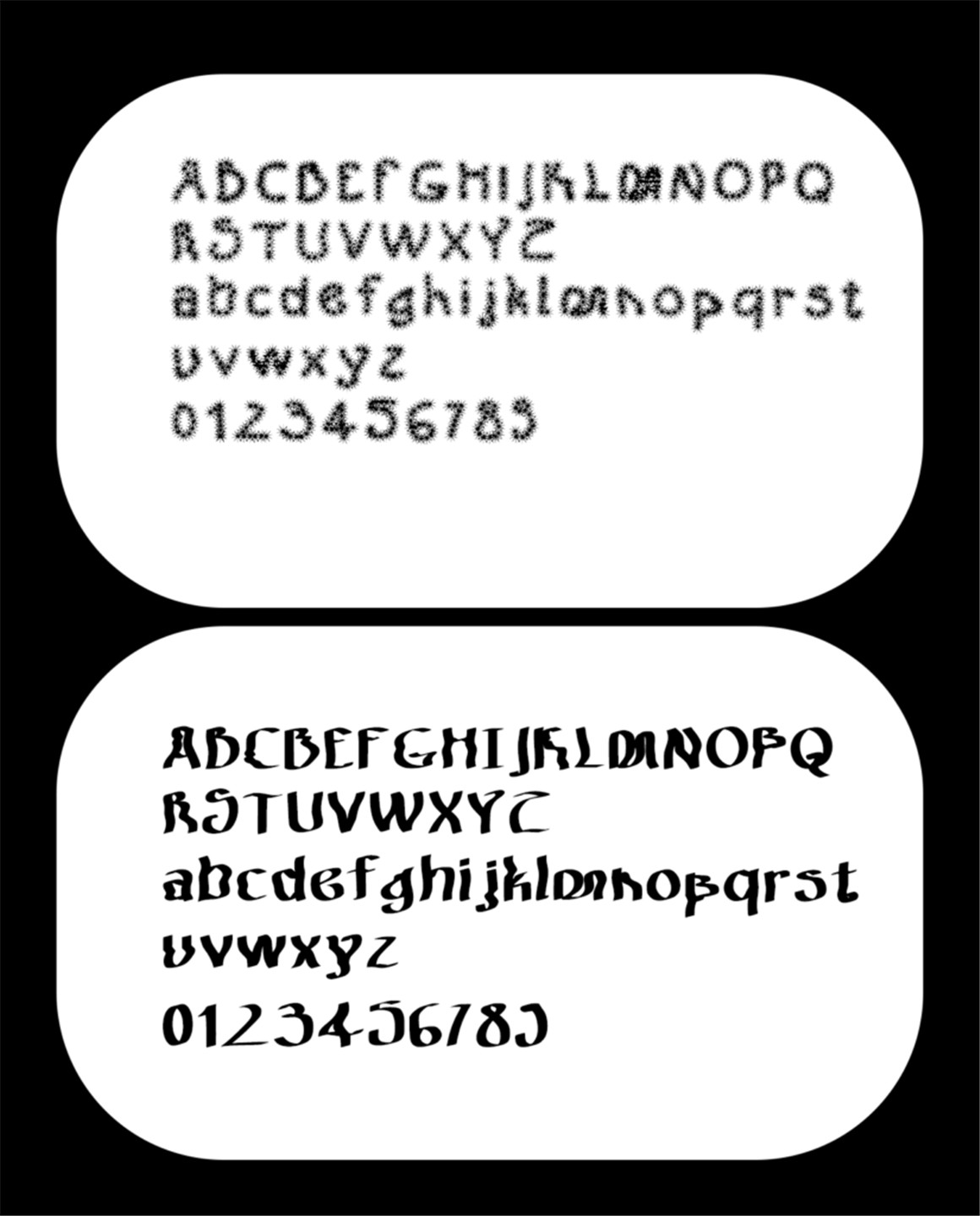 Dirtybarn 未来科幻立体金属尖锐异形酸性设计风格英文字体 Font: Disleks . sucaiwan.com
