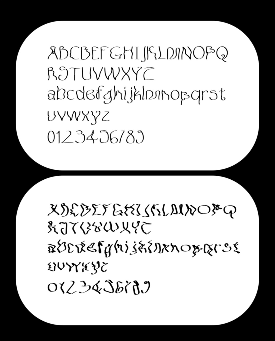 Dirtybarn 未来科幻立体金属尖锐异形酸性设计风格英文字体 Font: Disleks . sucaiwan.com