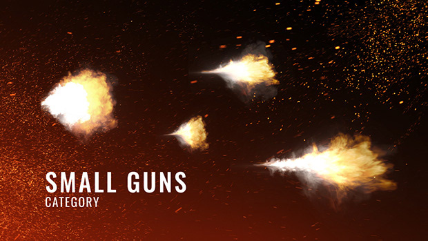 230多个逼真战争动作片枪口闪光视觉效果包AE模板 Real Muzzle Flash Kit 插件预设 sucaiwan.com