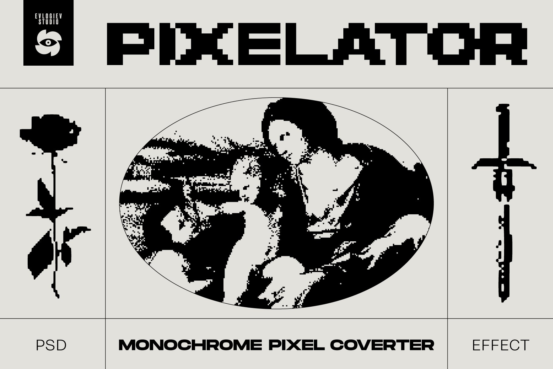 超酷高分辨率复古时尚像素风图像PSD样机模板 Evlogiev – PIXELATOR 样机素材 第1张-素材湾丨精选海外优质设计素材资源 超酷高分辨率复古时尚像素风图像PSD样机模板 Evlogiev – PIXELATOR 样机素材 sucaiwan.com