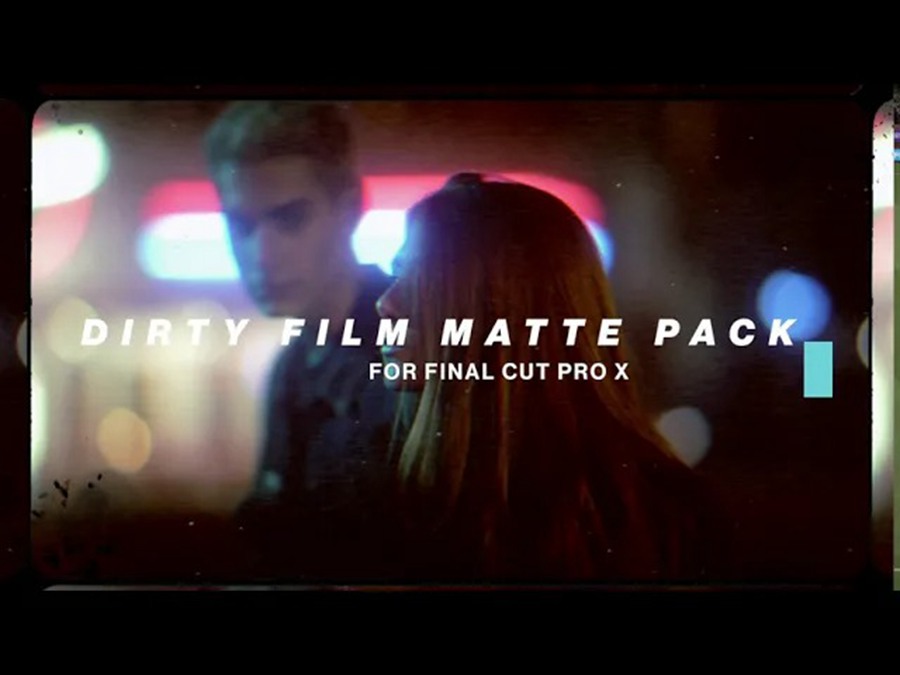 FCPX插件：复古柯达8mm胶片烧伤颗粒灰尘穿孔电影哑光包 Dirty Film Matte Pack (Super 8mm) – Final Cut Pro 插件预设 sucaiwan.com