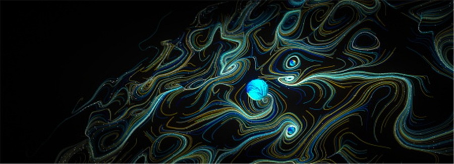 13款抽象炫酷未来宇宙星球波浪曲线背景图片PS素材 Line Universe Background . sucaiwan.com