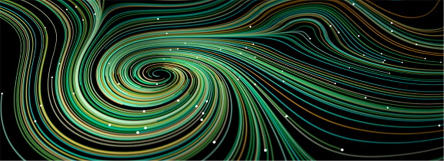 13款抽象炫酷未来宇宙星球波浪曲线背景图片PS素材 Line Universe Background . sucaiwan.com