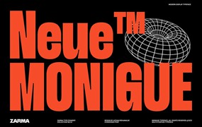 Monigue无衬线英文字体