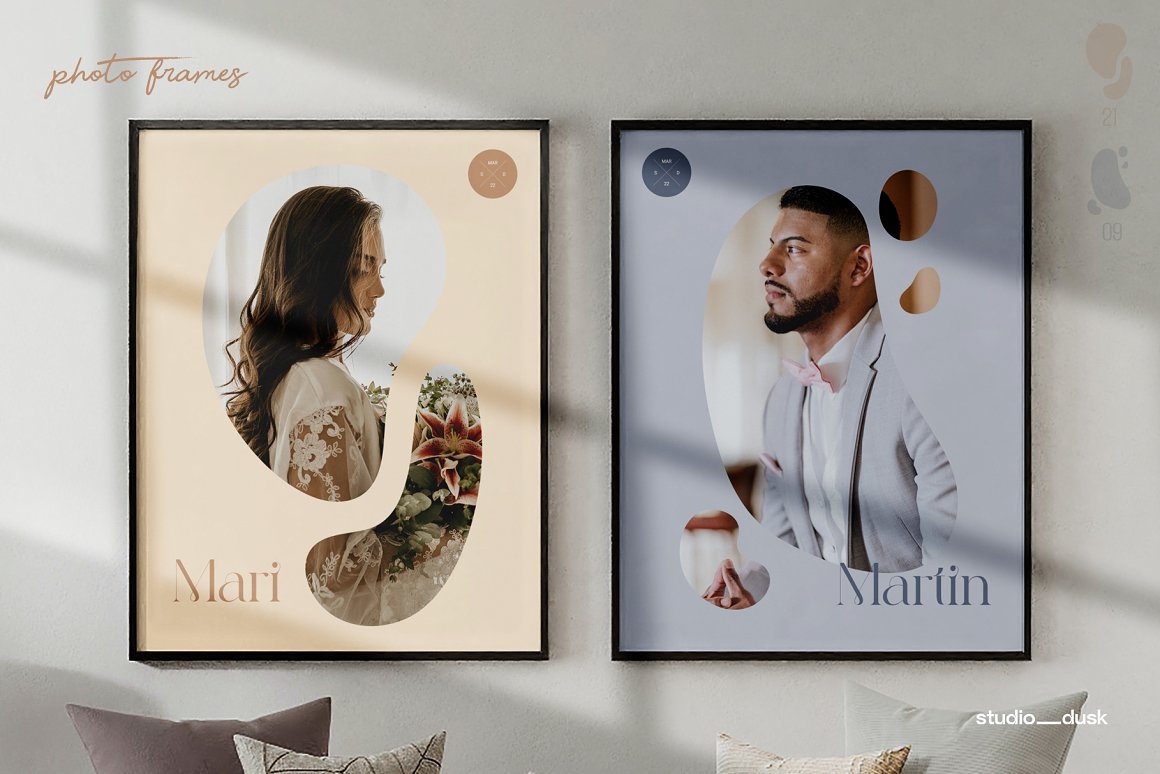 50个抽象气泡蒙版形状艺术品叠加海报PSD模板+PNG素材 Bubble_Masks 图片素材 sucaiwan.com