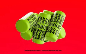 AE模板:10个趣味活力3D几何动态文字排版海报设计动画模板