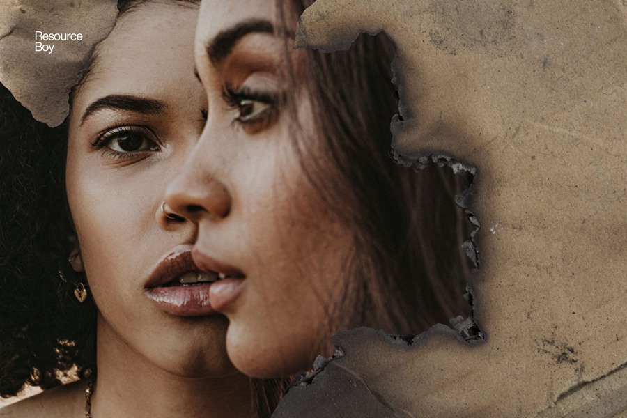 100种复古感做旧烧焦边缘纸张纹理 Resource Boy – Burnt Edge Paper Textures 图片素材 sucaiwan.com