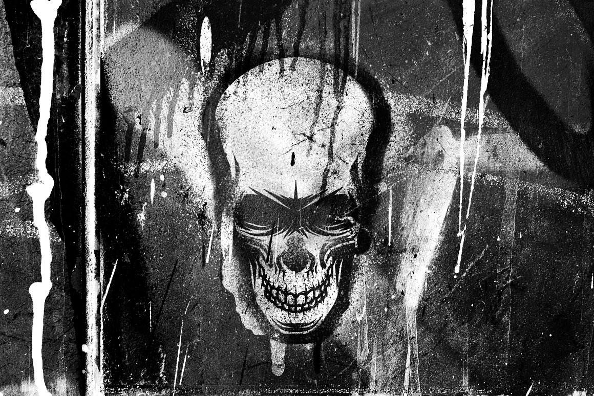 85个城市街头狂野涂鸦艺术纹理包+笔刷素材 Visual Fear Graffiti textures and brushes 图片素材 sucaiwan.com