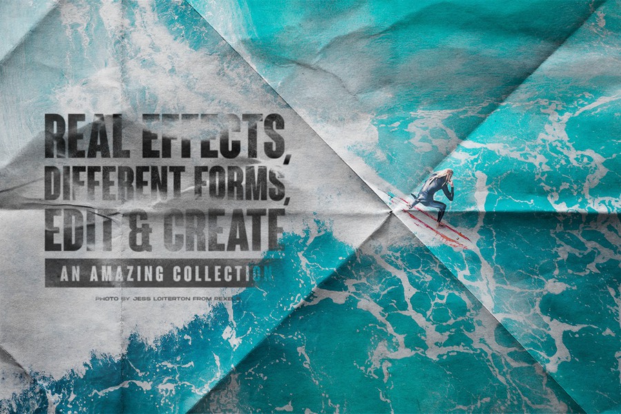 复古主义做旧折叠纸纹理+PSD样机集合 Visual Fear Folded paper textures collection 图片素材 第1张-素材湾丨精选海外优质设计素材资源 复古主义做旧折叠纸纹理+PSD样机集合 Visual Fear Folded paper textures collection 图片素材 sucaiwan.com