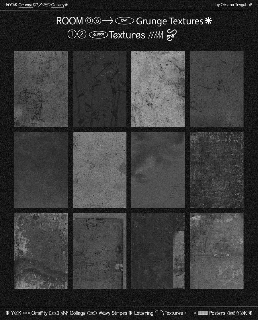 千禧年涂鸦垃圾美学Y2K涂鸦迷幻拼贴艺术波浪条纹背景形状素材包 Grunge Gallery: Graffiti Collage . 第25张-素材湾丨精选海外优质设计素材资源 千禧年涂鸦垃圾美学Y2K涂鸦迷幻拼贴艺术波浪条纹背景形状素材包 Grunge Gallery: Graffiti Collage . sucaiwan.com