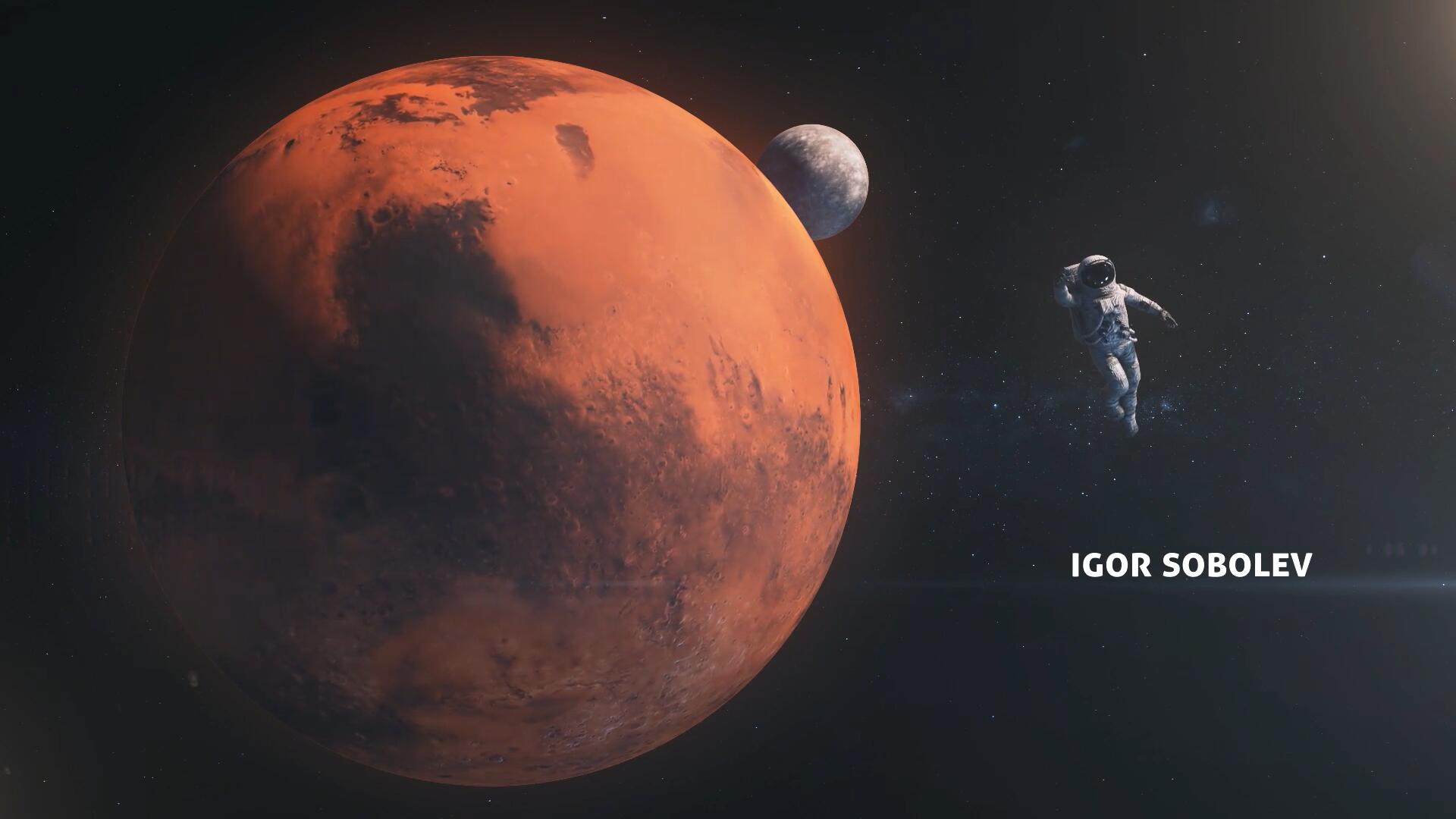 达芬奇模板：现实主义3D史诗级星球空间风格场景标题包 . sucaiwan.com