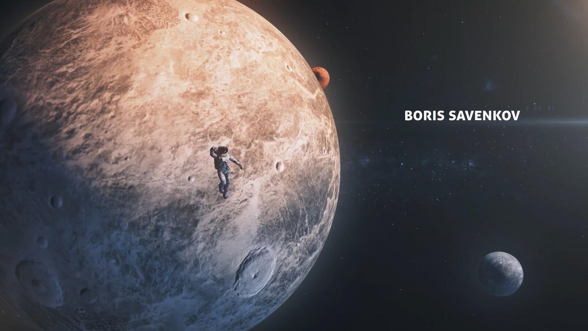 达芬奇模板：现实主义3D史诗级星球空间风格场景标题包 . sucaiwan.com