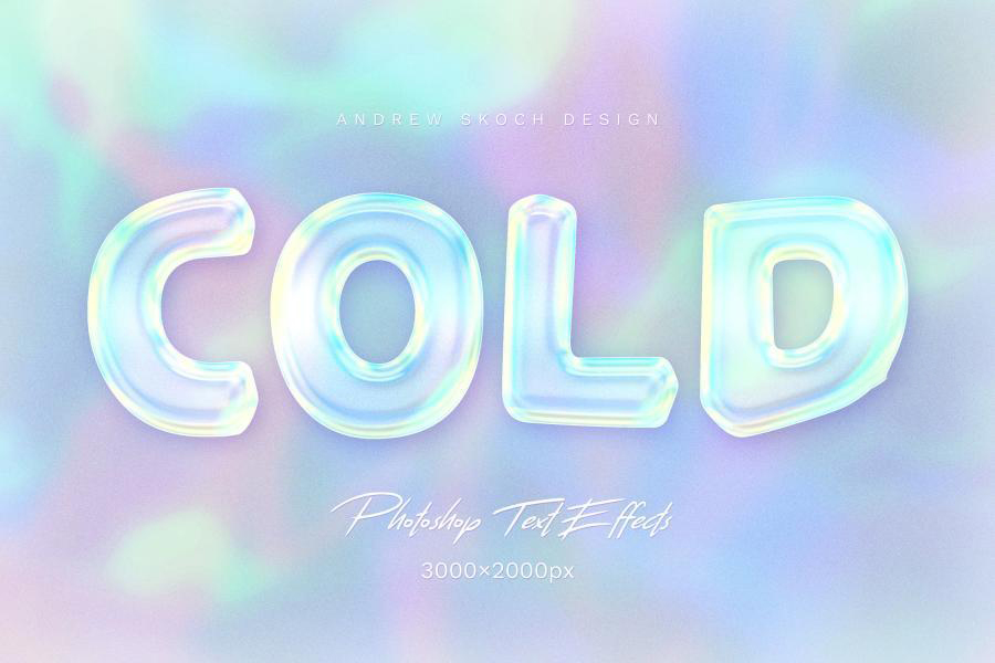 PS资源-3D立体字体标题字光泽效果PSD样机模板 样机素材 sucaiwan.com