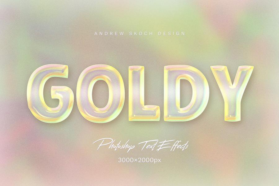 PS资源-3D立体字体标题字光泽效果PSD样机模板 样机素材 sucaiwan.com