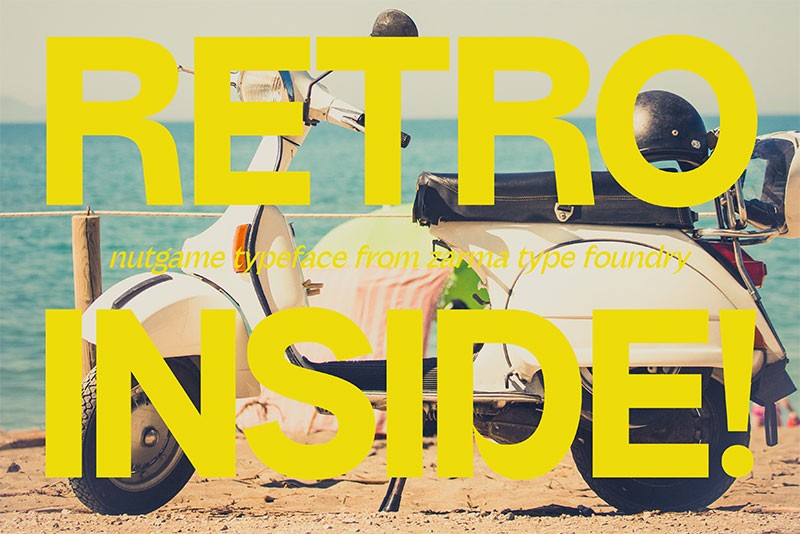 Nutgame现代英文无衬线字体完整版 设计素材 sucaiwan.com