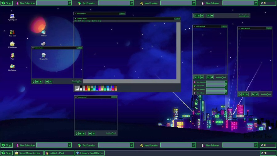 复古老式WIN95像素小部件贴纸警报错误游戏主播场景栏目包装AE设计包 Stream OS 图片素材 第3张-素材湾丨精选海外优质设计素材资源 复古老式WIN95像素小部件贴纸警报错误游戏主播场景栏目包装AE设计包 Stream OS 图片素材 sucaiwan.com