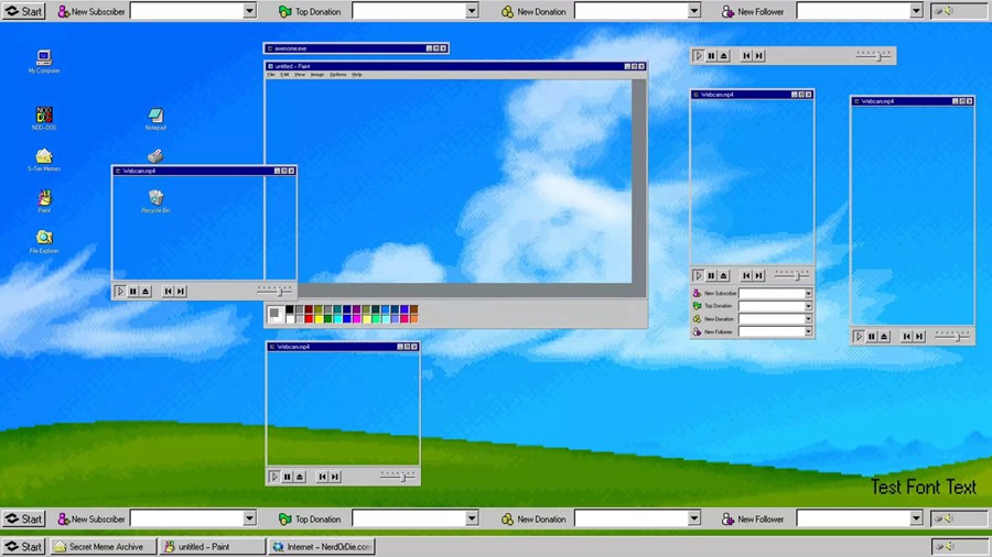 复古老式WIN95像素小部件贴纸警报错误游戏主播场景栏目包装AE设计包 Stream OS 图片素材 第5张-素材湾丨精选海外优质设计素材资源 复古老式WIN95像素小部件贴纸警报错误游戏主播场景栏目包装AE设计包 Stream OS 图片素材 sucaiwan.com