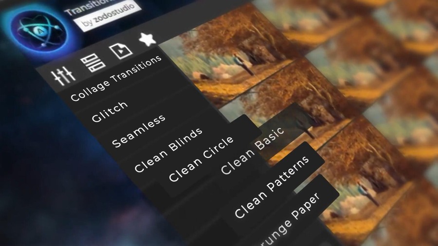AE插件:2652组数字故障失真扭曲缩放拼贴图形遮罩视频转场预设 Transitions Toolbox V2 . 第2张-素材湾丨精选海外优质设计素材资源 AE插件:2652组数字故障失真扭曲缩放拼贴图形遮罩视频转场预设 Transitions Toolbox V2 . sucaiwan.com