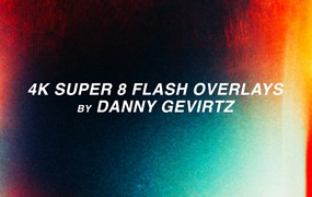 真实Super8胶片4k扫描电影叠加闪光灯过渡视频素材 4k Super 8 Film Overlay Flash Transitions