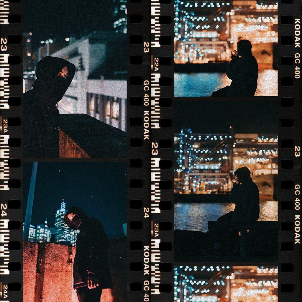 赛博朋克现代撕纸做旧设计套件覆盖纹理PSD设计模板 MODERN PUNK DESIGN KIT 样机素材 sucaiwan.com