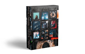 赛博朋克现代撕纸做旧设计套件覆盖纹理PSD设计模板 MODERN PUNK DESIGN KIT