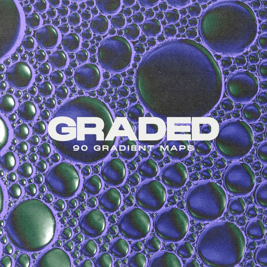 高质量酸性艺术小众独特抽象渐变PS贴图素材合辑 GRADED - 90 Gradient Maps . sucaiwan.com
