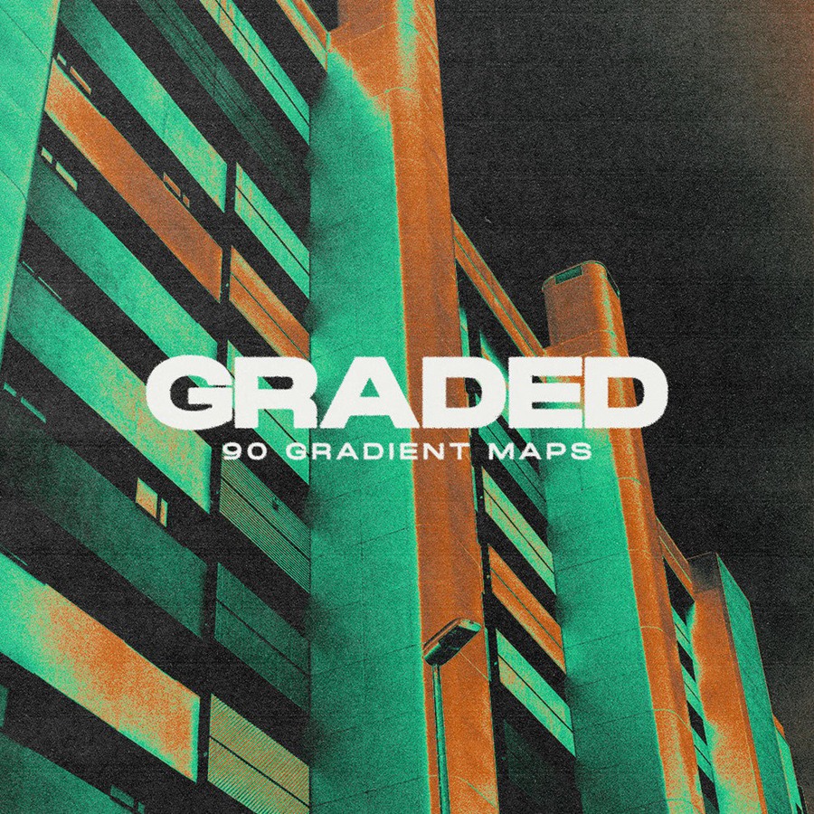 高质量酸性艺术小众独特抽象渐变PS贴图素材合辑 GRADED - 90 Gradient Maps . sucaiwan.com