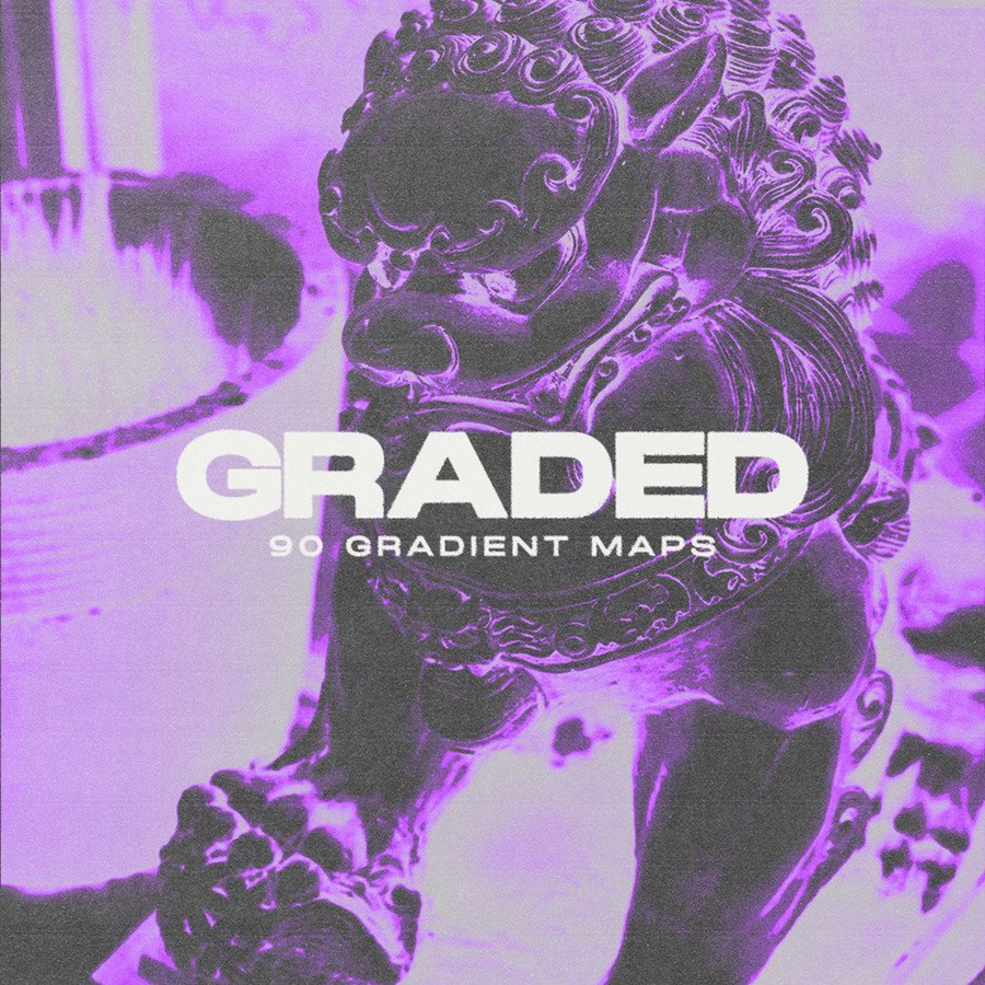 高质量酸性艺术小众独特抽象渐变PS贴图素材合辑 GRADED - 90 Gradient Maps . sucaiwan.com