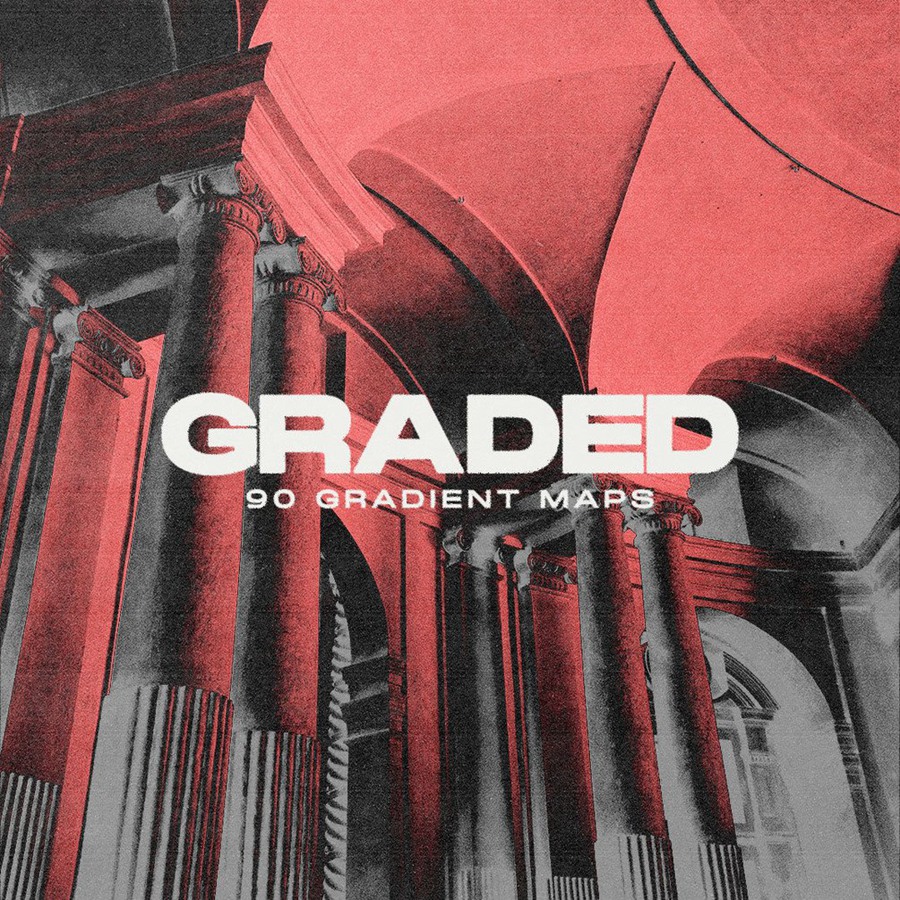 高质量酸性艺术小众独特抽象渐变PS贴图素材合辑 GRADED - 90 Gradient Maps . sucaiwan.com