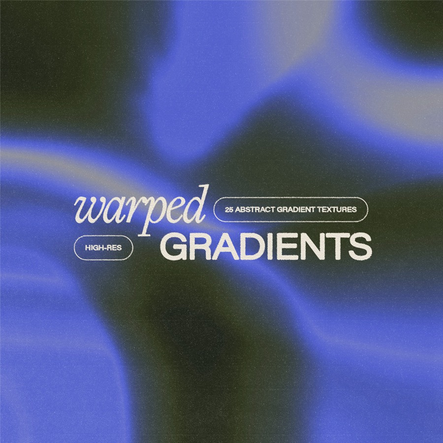 25张复古酸性艺术颗粒感扭曲弥散光渐变纹理PNG图片素材 Warped Gradient Textures by Fox Rockett Studio . 第1张-素材湾丨精选海外优质设计素材资源 25张复古酸性艺术颗粒感扭曲弥散光渐变纹理PNG图片素材 Warped Gradient Textures by Fox Rockett Studio . sucaiwan.com