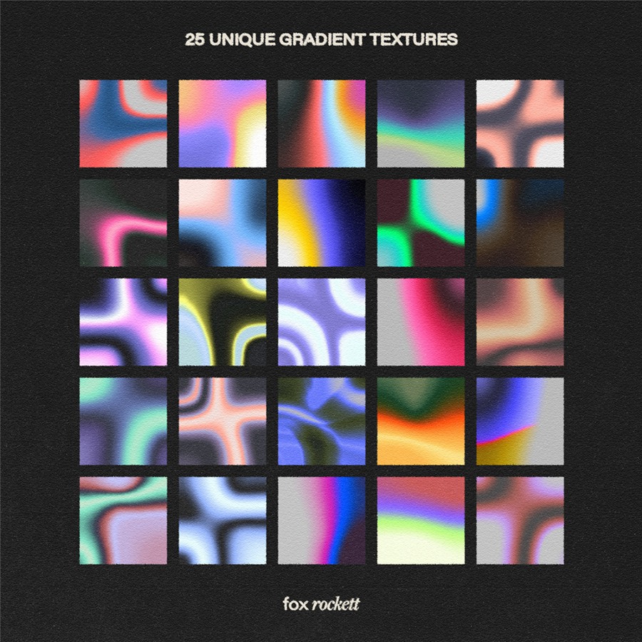 25张复古酸性艺术颗粒感扭曲弥散光渐变纹理PNG图片素材 Warped Gradient Textures by Fox Rockett Studio . 第2张-素材湾丨精选海外优质设计素材资源 25张复古酸性艺术颗粒感扭曲弥散光渐变纹理PNG图片素材 Warped Gradient Textures by Fox Rockett Studio . sucaiwan.com