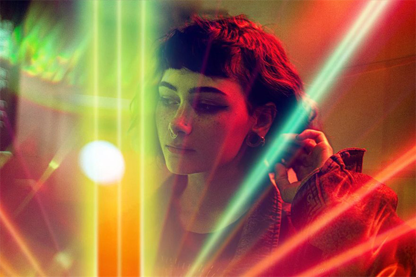 背景素材-120款复古赛博朋克发光效果叠加PS设计素材 图片素材 sucaiwan.com