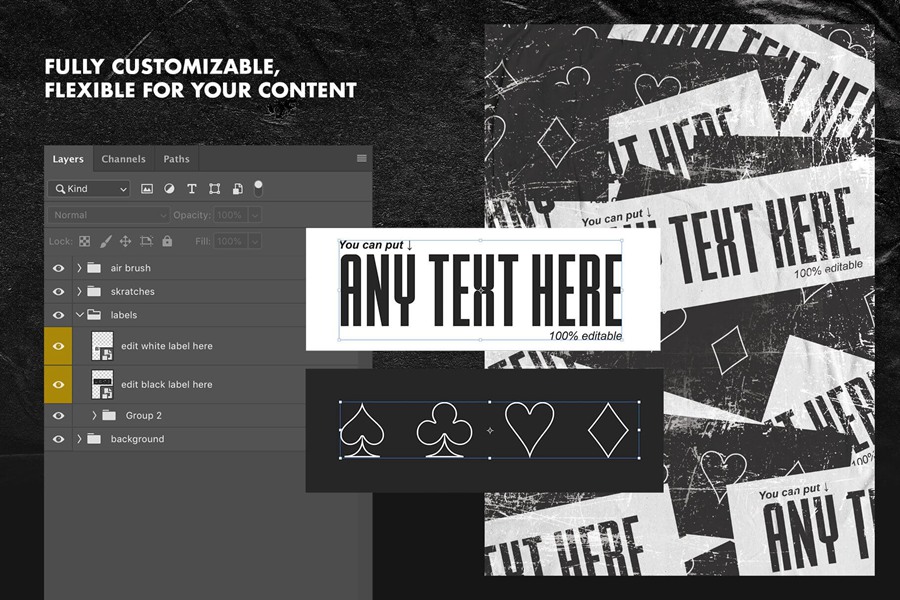 7个高分辨率艺术喷雾街头涂鸦效果都市风格海报PSD样机模板 Artist Event Poster Templates 样机素材 第5张-素材湾丨精选海外优质设计素材资源 7个高分辨率艺术喷雾街头涂鸦效果都市风格海报PSD样机模板 Artist Event Poster Templates 样机素材 sucaiwan.com