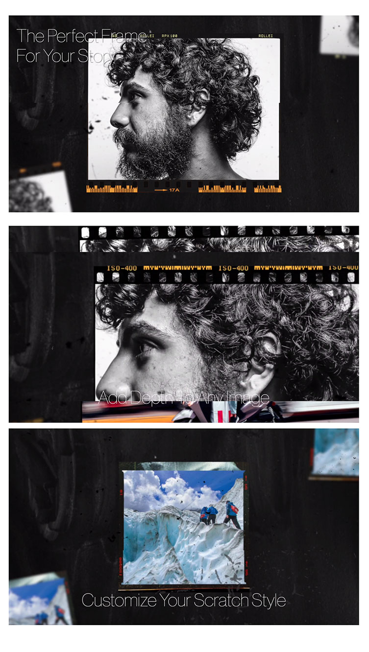 FCPX插件:复古胶片电影帧边框3D运动相册展示模板包 Archive Photo Pro 插件预设 第2张-素材湾丨精选海外优质设计素材资源 FCPX插件:复古胶片电影帧边框3D运动相册展示模板包 Archive Photo Pro 插件预设 sucaiwan.com