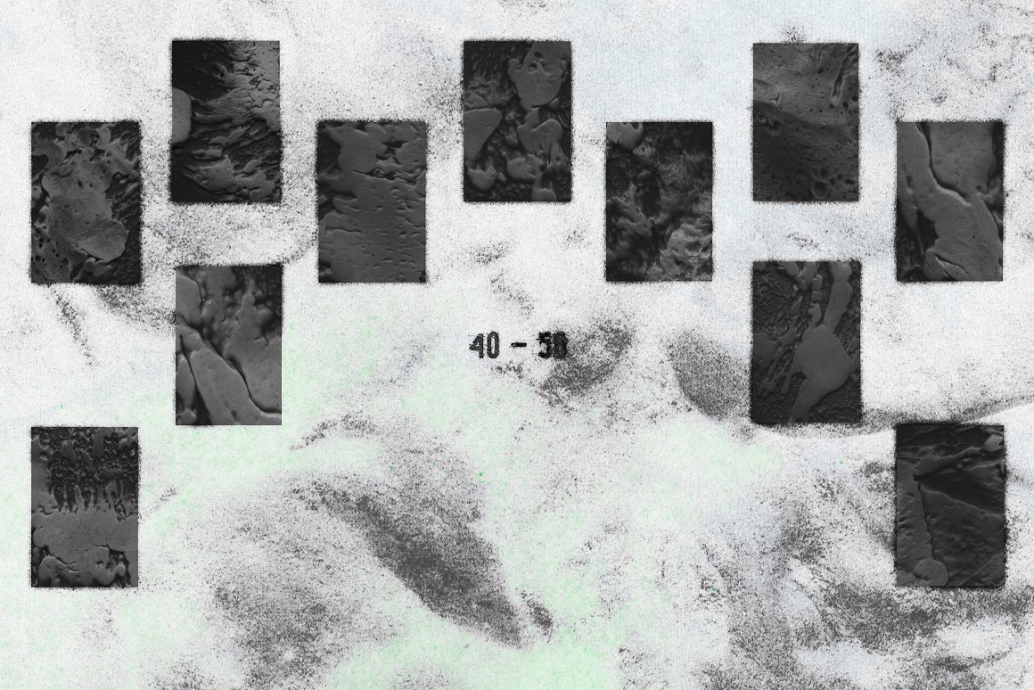 50款高清艺术抽象黑色泡沫岩石沥青复古颗粒肌理海报背景底纹图片素材 Builder's set texture pack . sucaiwan.com