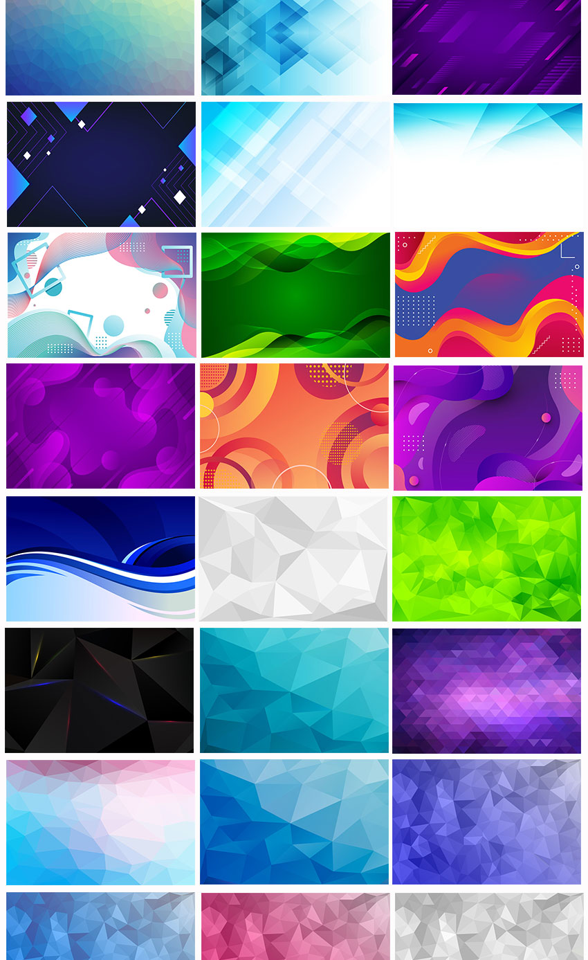 背景素材-500款抽象科技几何图形背景素材合集 图片素材 sucaiwan.com