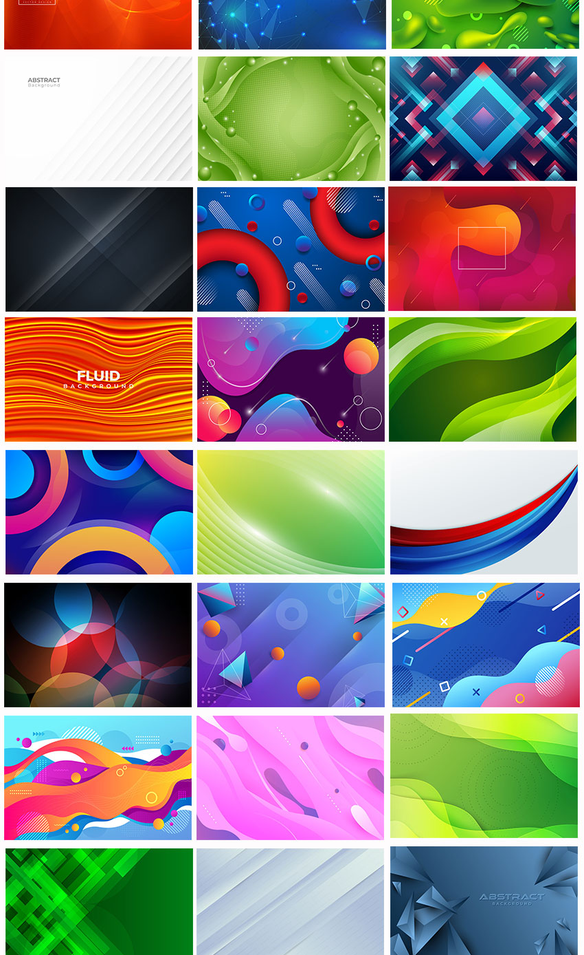 背景素材-500款抽象科技几何图形背景素材合集 图片素材 sucaiwan.com