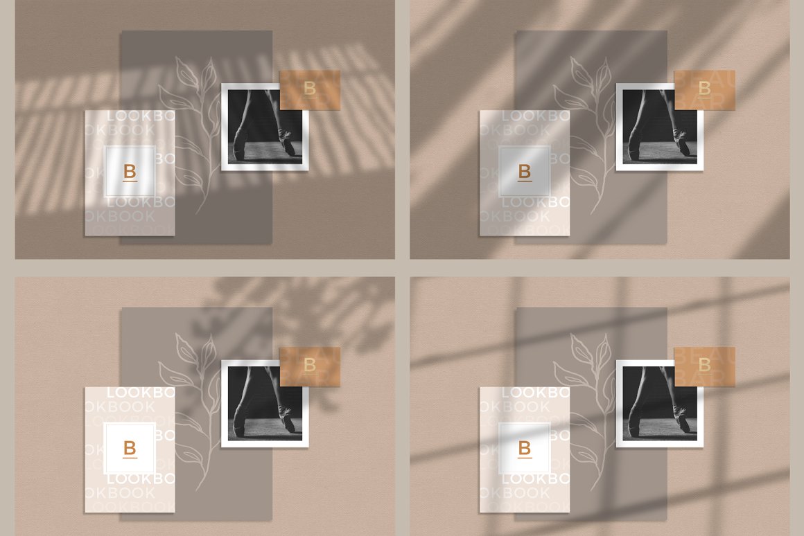 独特趣味自然阳光精致阴影PNG叠加背景素材 Natural Shadow Play Overlay Kit 图片素材 sucaiwan.com