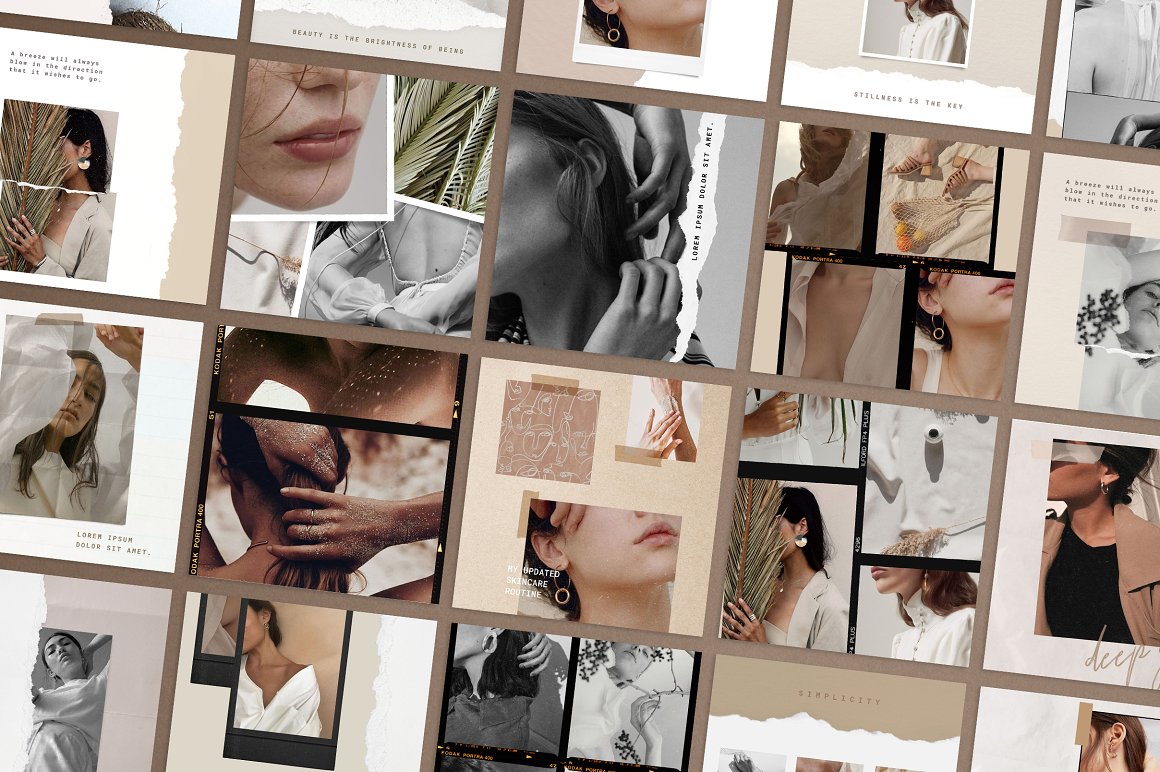 高级婚纱样片商业性宣发INS竖屏排版故事PSD模板 Paper and Film Social Kit 样机素材 第5张-素材湾丨精选海外优质设计素材资源 高级婚纱样片商业性宣发INS竖屏排版故事PSD模板 Paper and Film Social Kit 样机素材 sucaiwan.com