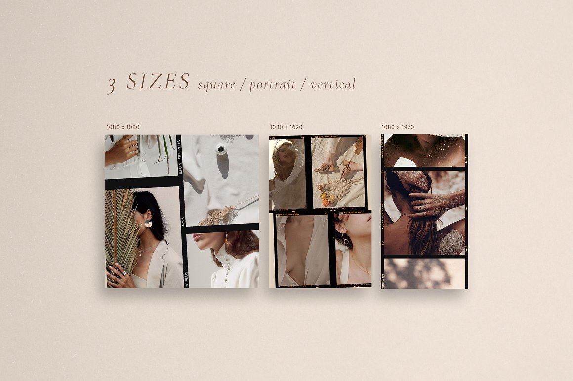 高级婚纱样片商业性宣发INS竖屏排版故事PSD模板 Paper and Film Social Kit 样机素材 第8张-素材湾丨精选海外优质设计素材资源 高级婚纱样片商业性宣发INS竖屏排版故事PSD模板 Paper and Film Social Kit 样机素材 sucaiwan.com