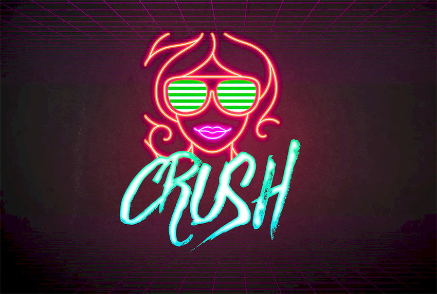 样机模版-3D立体复古标题字文字效果PS样机模版 样机素材 sucaiwan.com