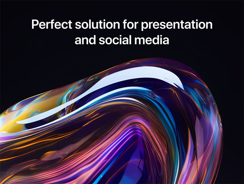 PS资源-30款3D立体渐变水晶形状图形元素PNG素材 图片素材 sucaiwan.com