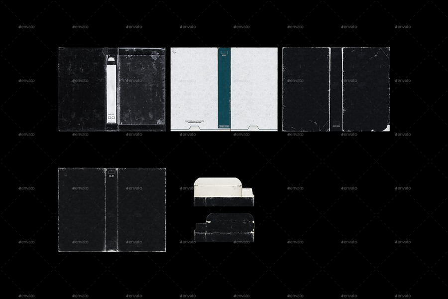 10个复古VHS风格化设计美学盒式磁带旧纹理CD封面视觉效果PNG素材包 VHS TEXTURES 图片素材 sucaiwan.com