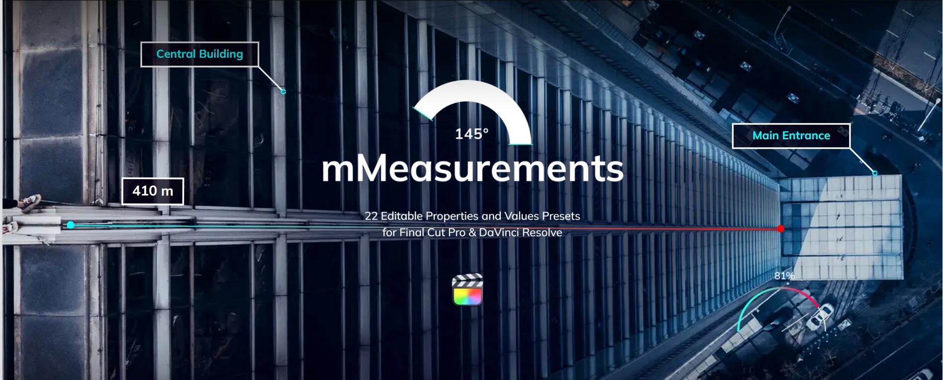 FCPX插件:22个极简主义人物物体运动可编辑测量数值显示信息标注动画预设 Motionvfx mMeasurements . 第3张-素材湾丨精选海外优质设计素材资源 FCPX插件:22个极简主义人物物体运动可编辑测量数值显示信息标注动画预设 Motionvfx mMeasurements . sucaiwan.com